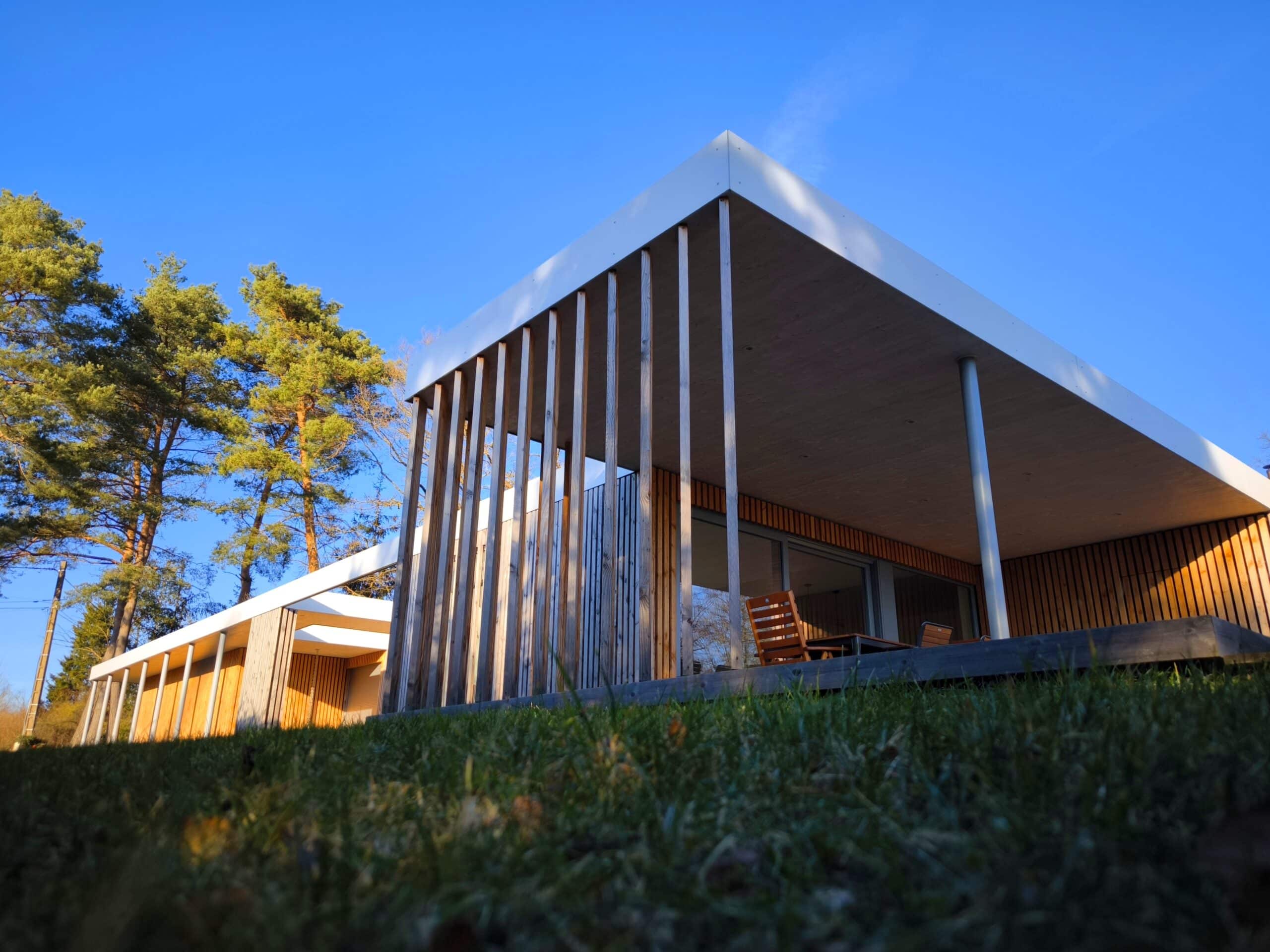 maison ossature bois basse consommation à Langatte janvier 2025